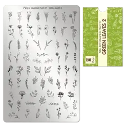 Green Leaves 2 NO. 97, stampingplade, Moyra